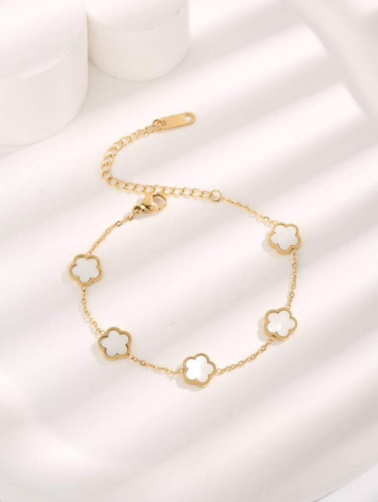 Clover Stainless steel bracelet