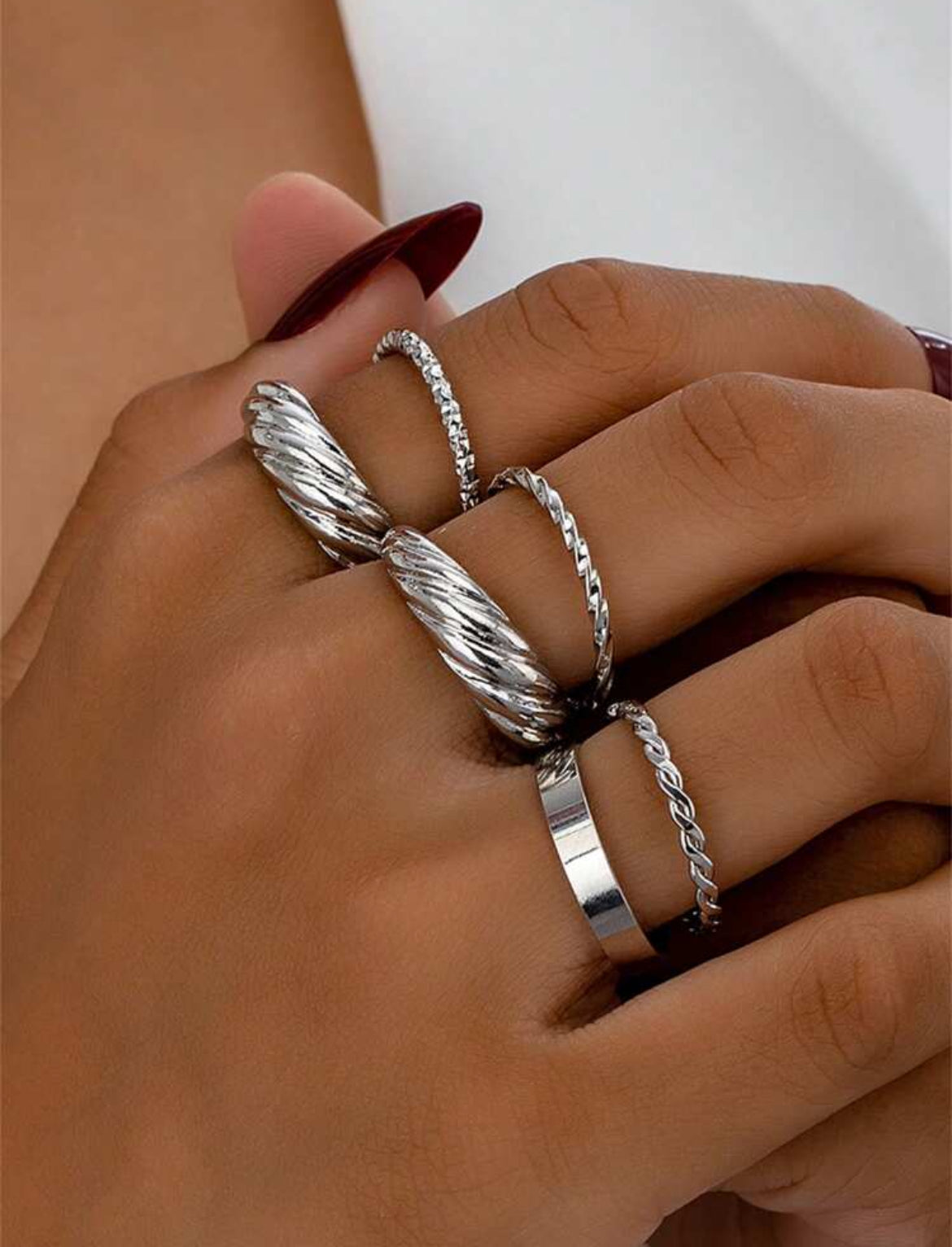 6pc Anello Ring set