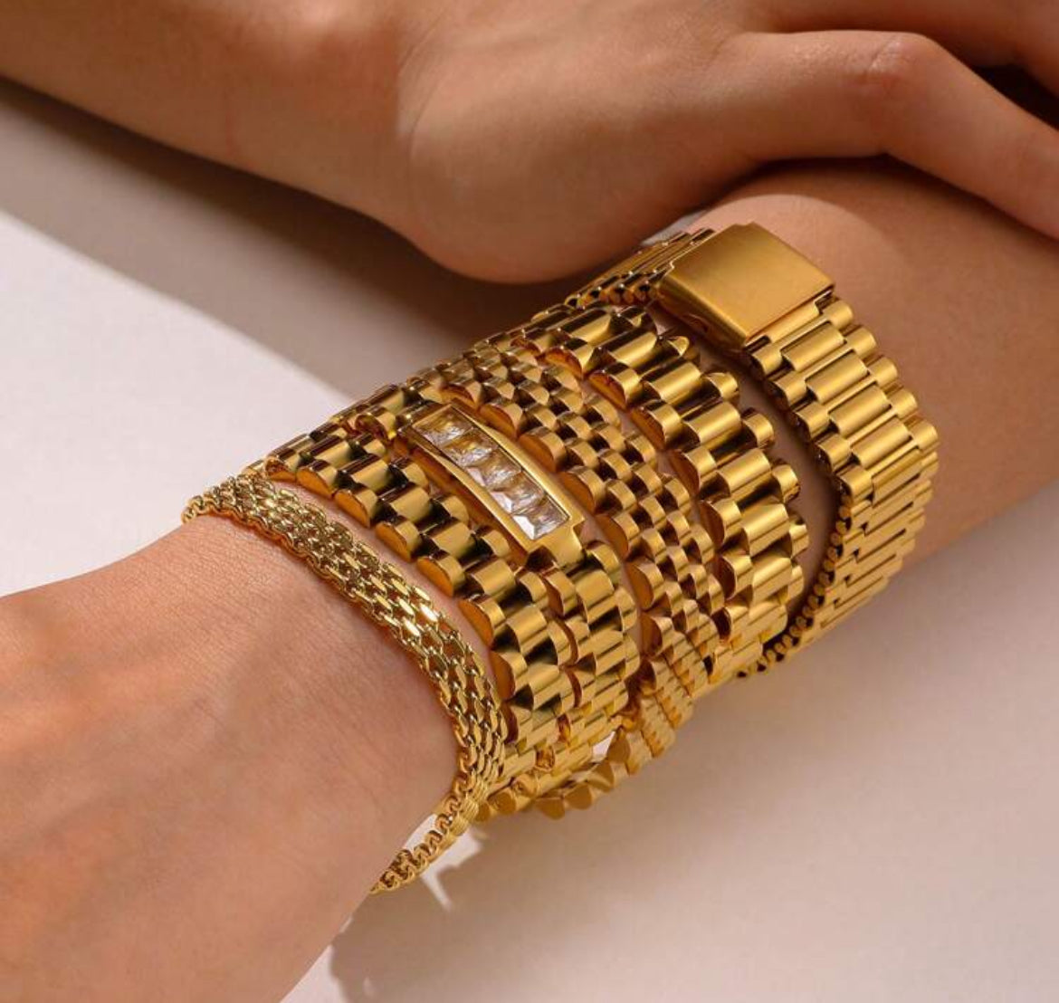 18K Gold Amina Bracelets