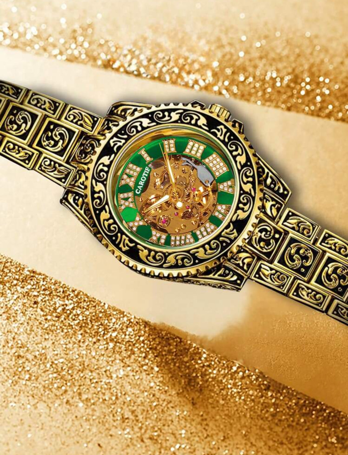 2pc Empire Watch & Bracelet Set for men