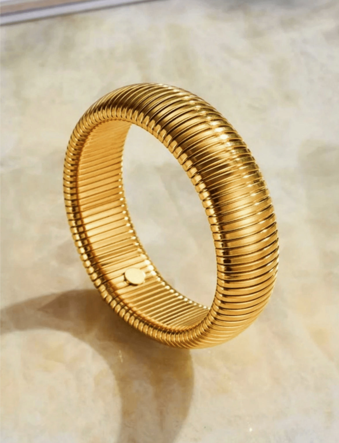 Mercury 18K gold plated bracelets