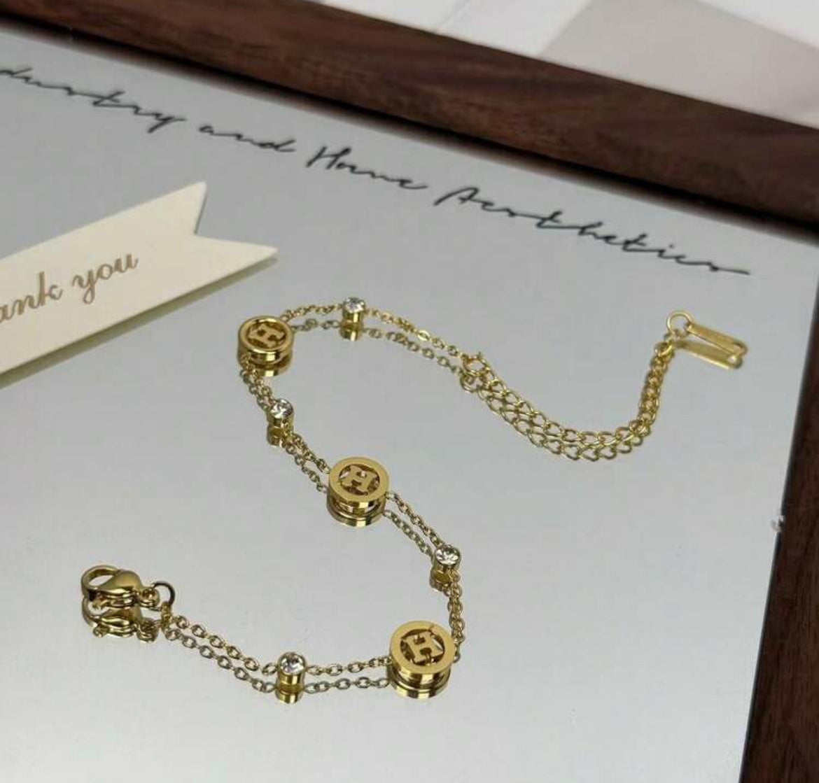 Darling 18K gold plated bracelet
