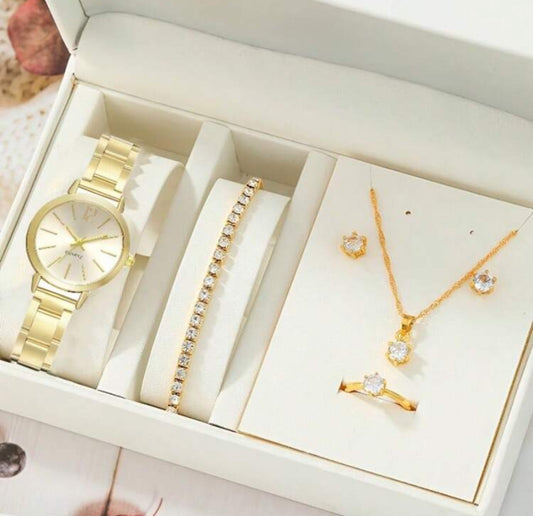 6pc Soraya Elegant Watch set