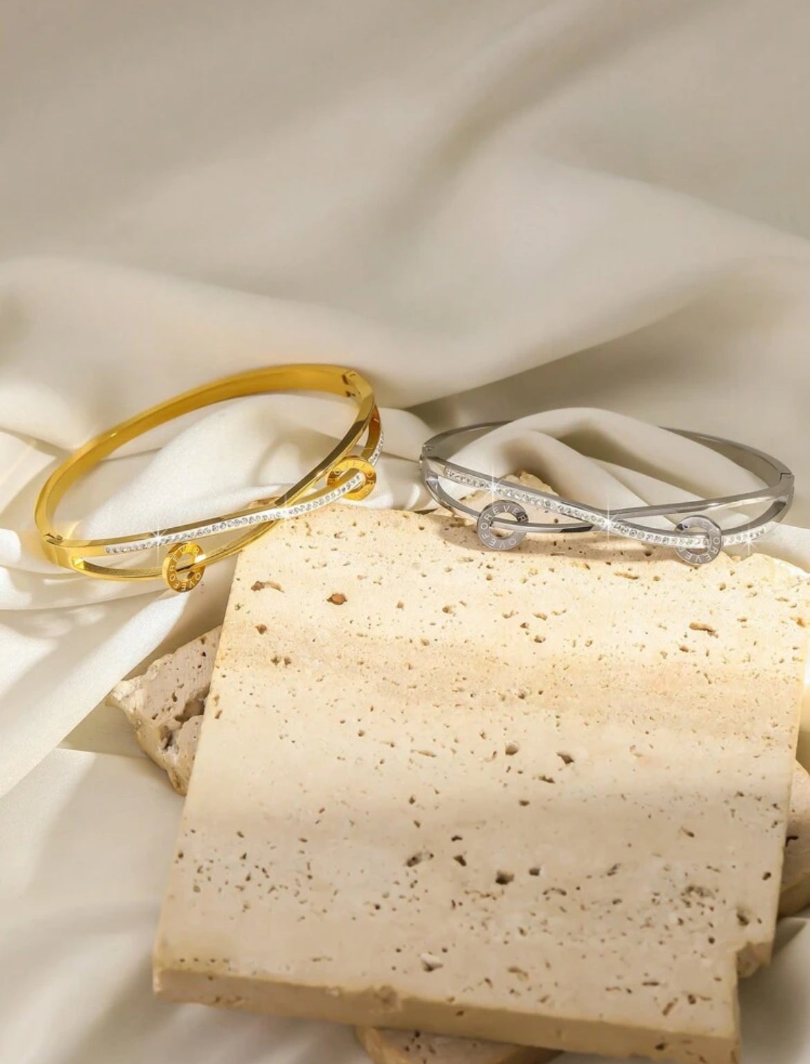 Infinity Luxury 18K Gold plated bracelet