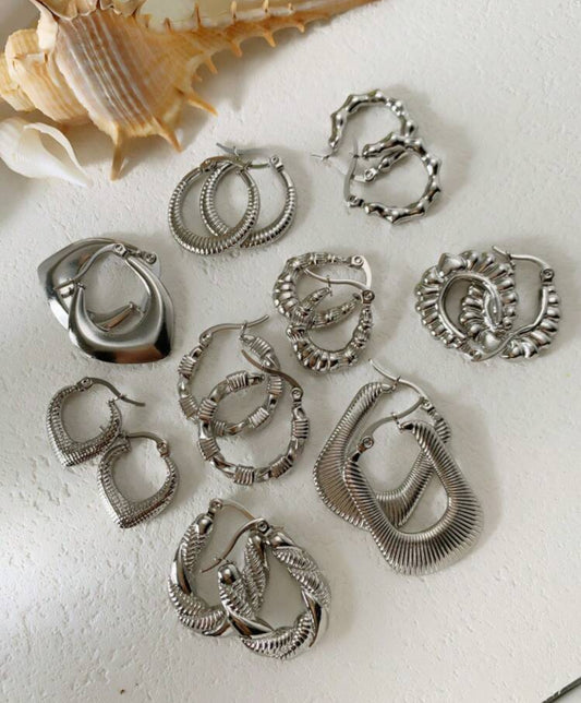 9 Pairs Elva Earring set