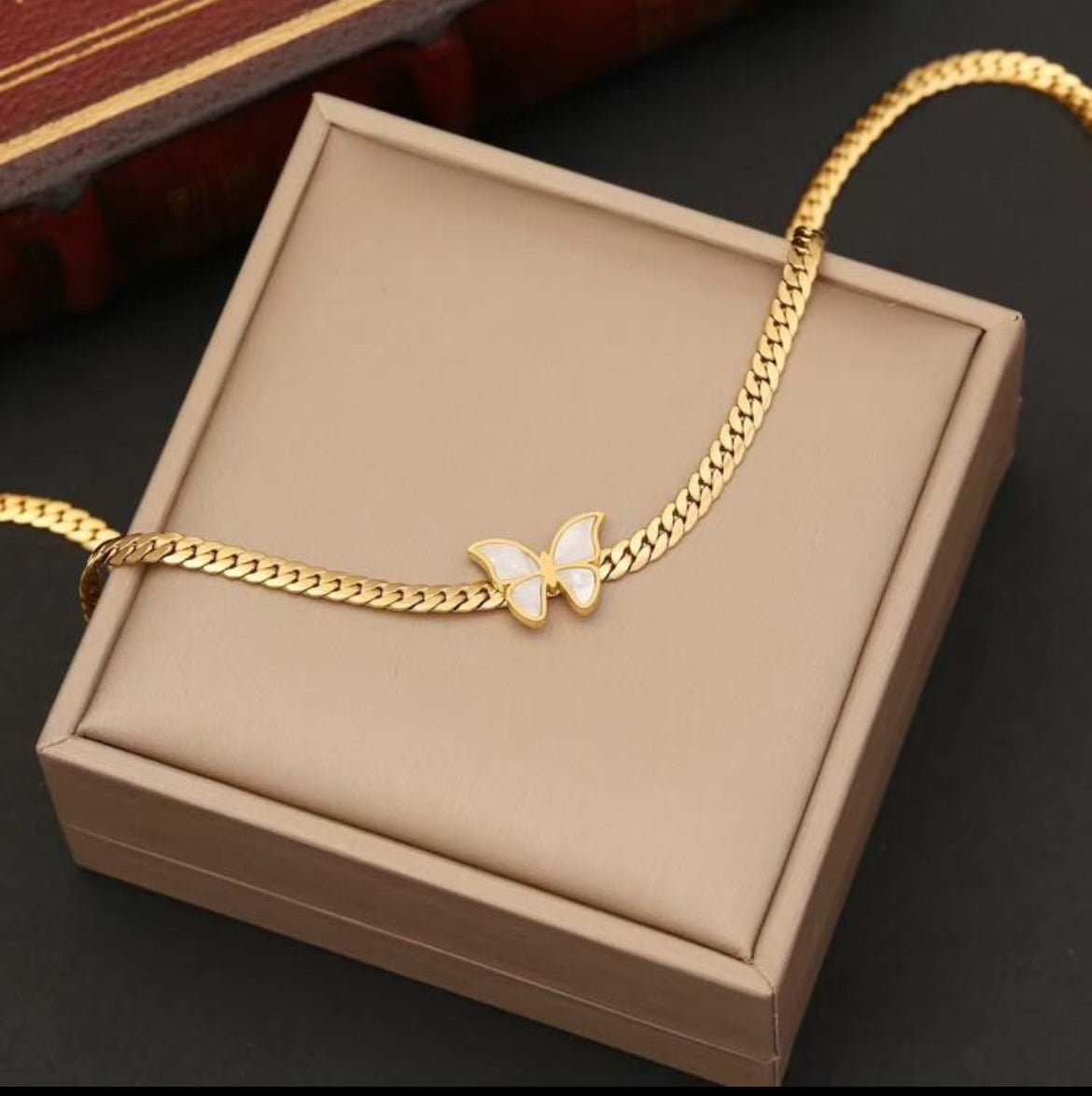 Butterfly Solid Necklace