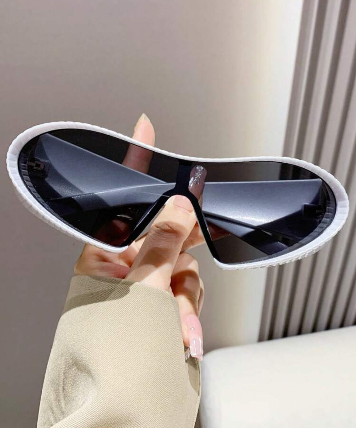 Yanky unisex oversized fashion glasses