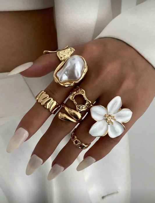 Talita 7pc Ring set