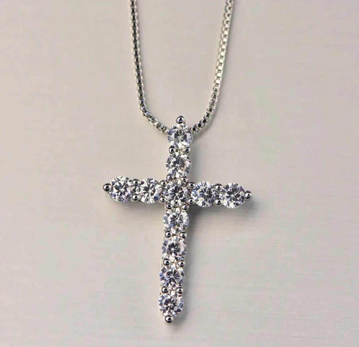 925 sterling silver cross necklace