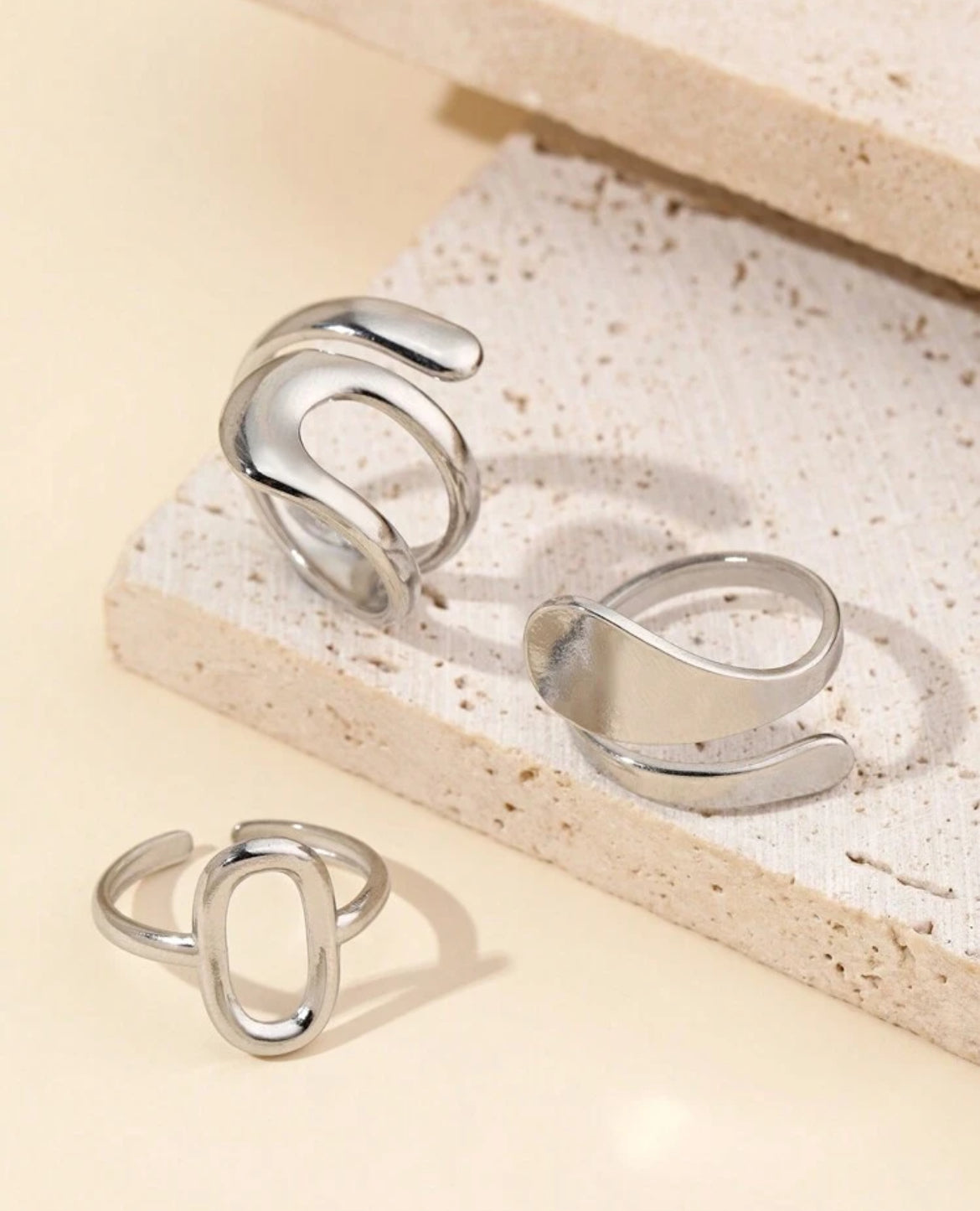 3pc Monaco Ring Set