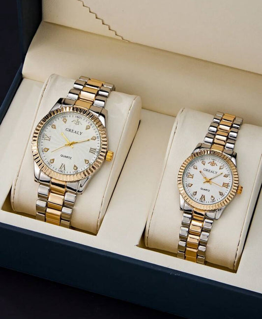 Couples Classy Watch Set