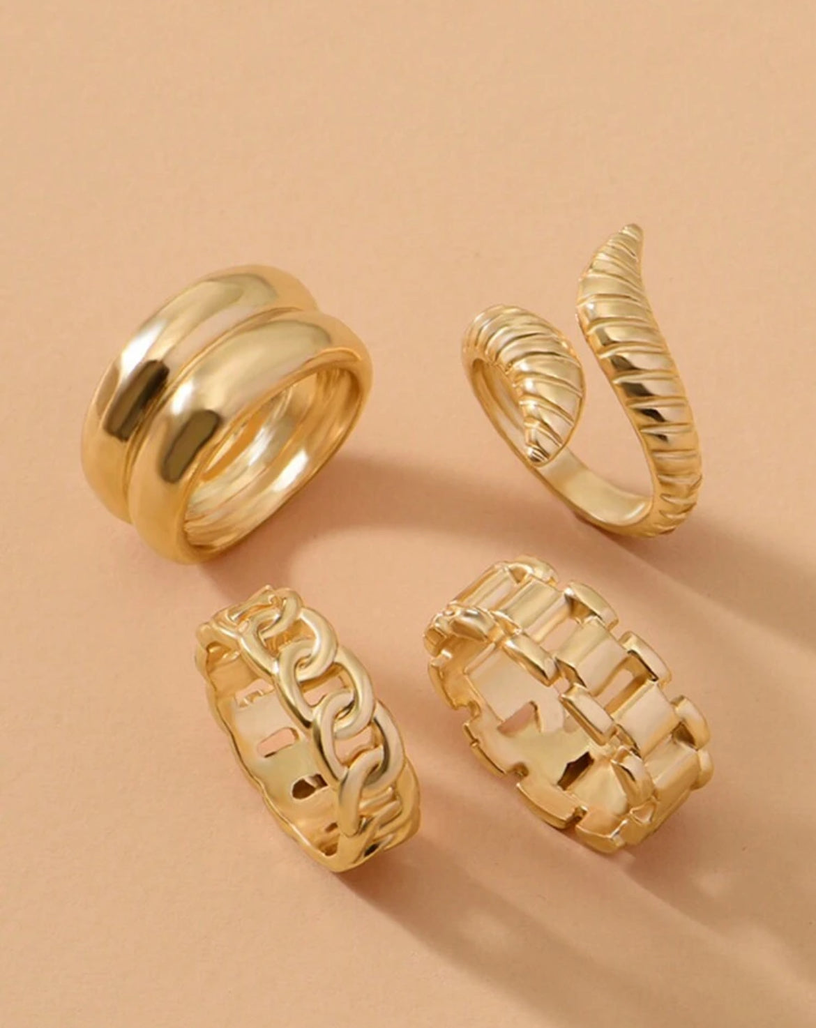 Ellen Rings 4pc set