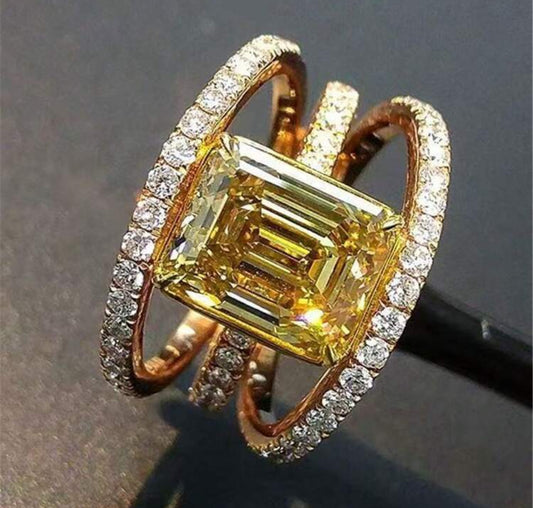 SunKissed Sparkle 3pc Ring Set