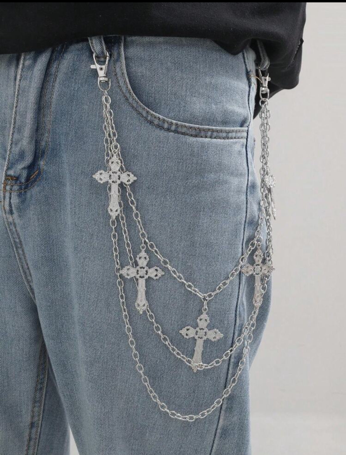 Men’s cross chain for pants