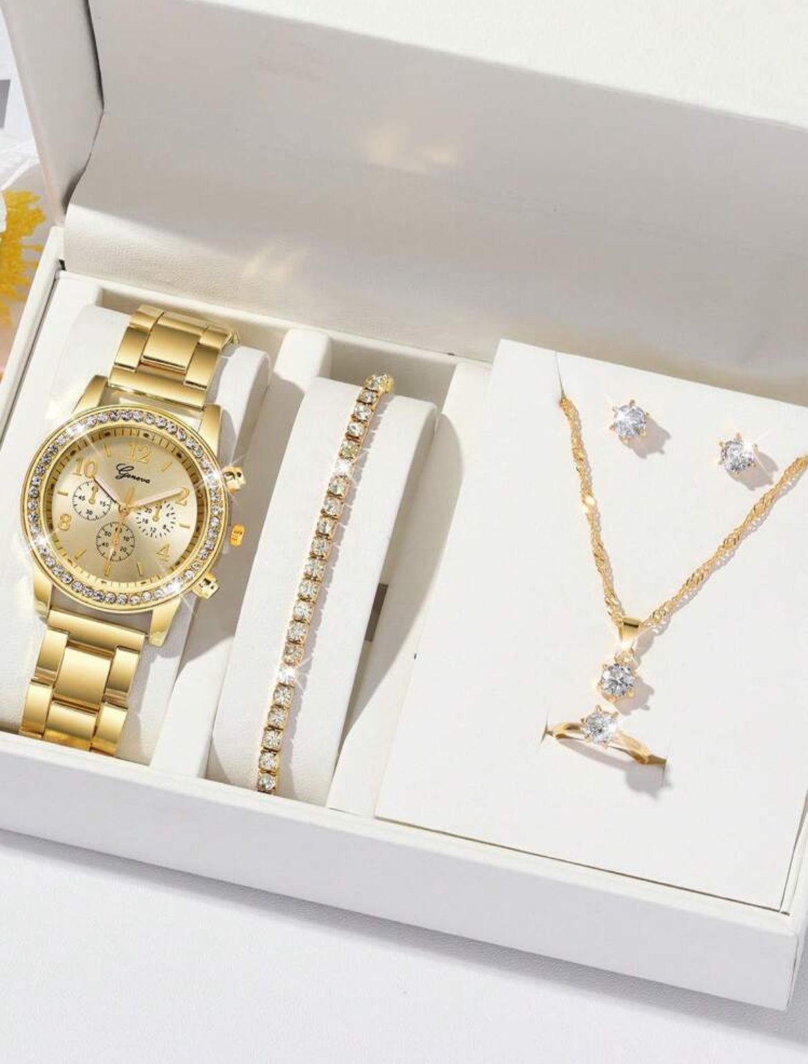6pcs Bria Elegant Stainless Steel Jewelry Set