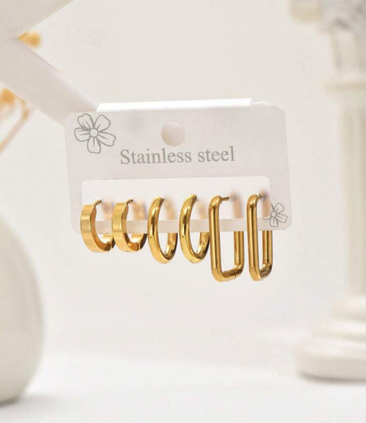 Imani Hoops 6pc earring set