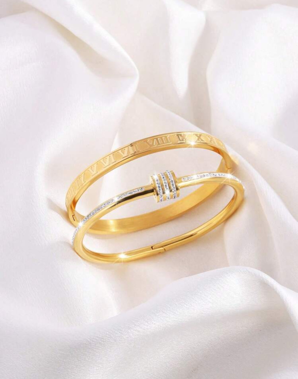 2pc Gianna Stainless Steel bracelets