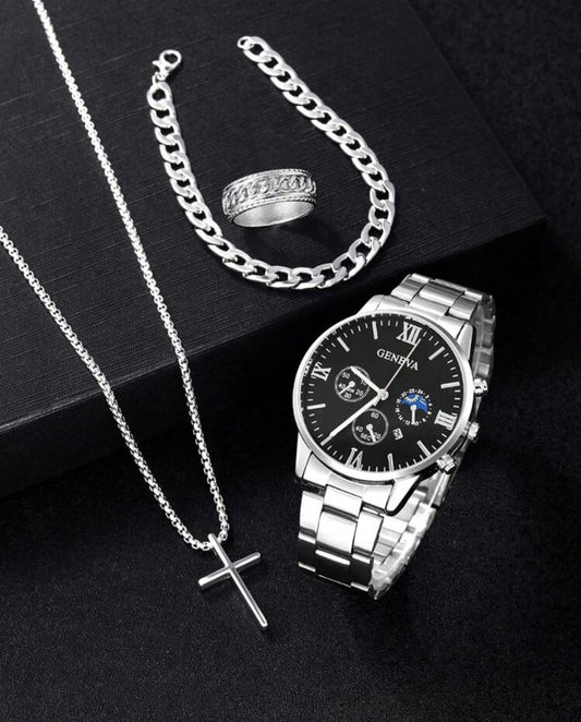 4pc Bredd Men’s Watch Set
