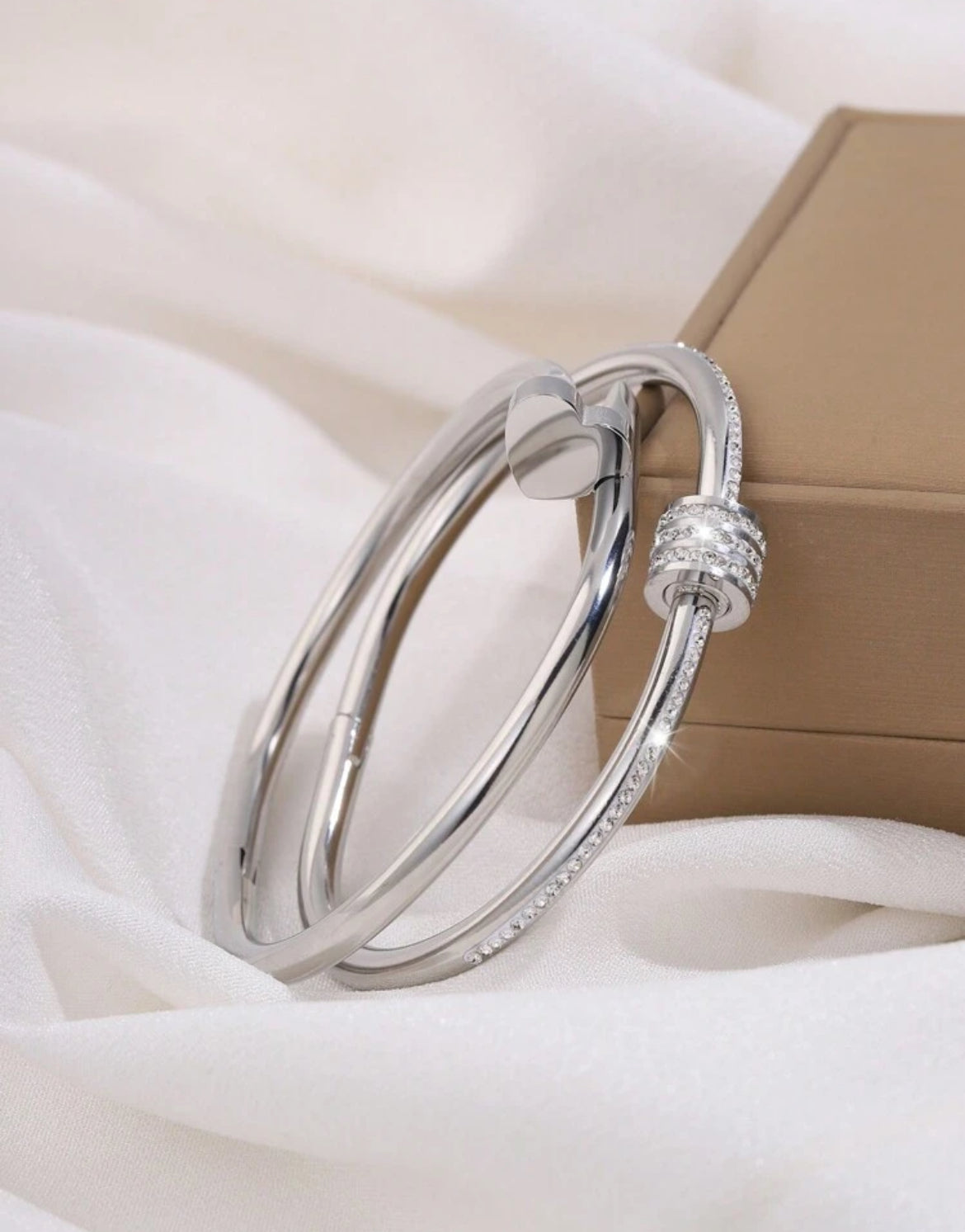 2pc Gracie Stainless Steel bracelets