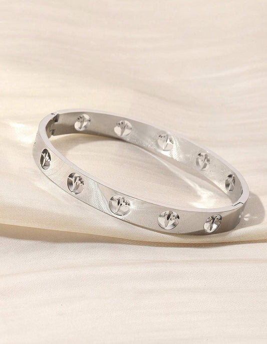 18K Wave gold plated bracelet