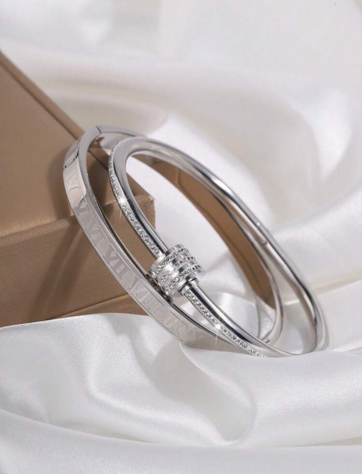 2pc Gianna Stainless Steel bracelets