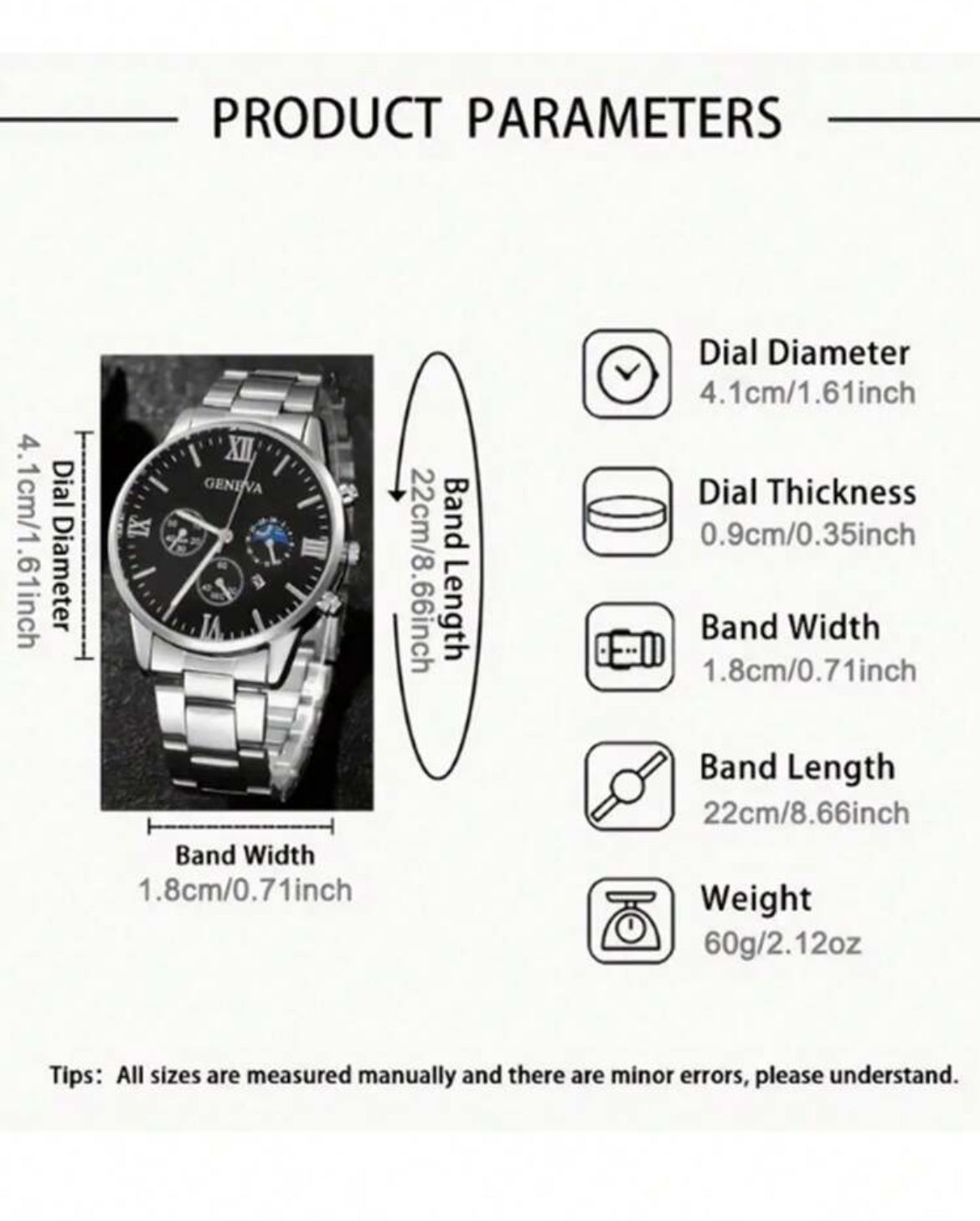 4pc Bredd Men’s Watch Set