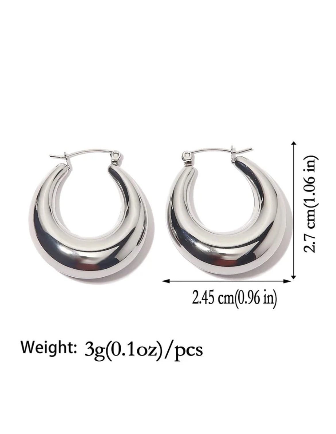 Paige 18K gold plated earrings