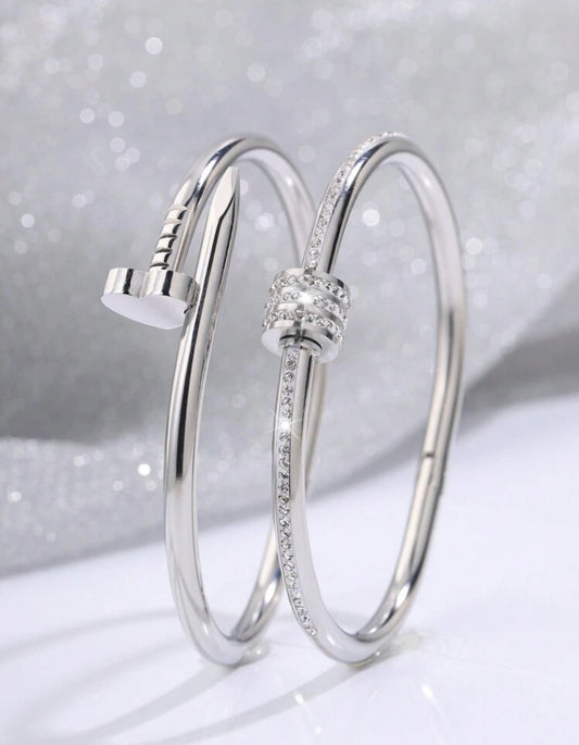 2pc Gracie Stainless Steel bracelets