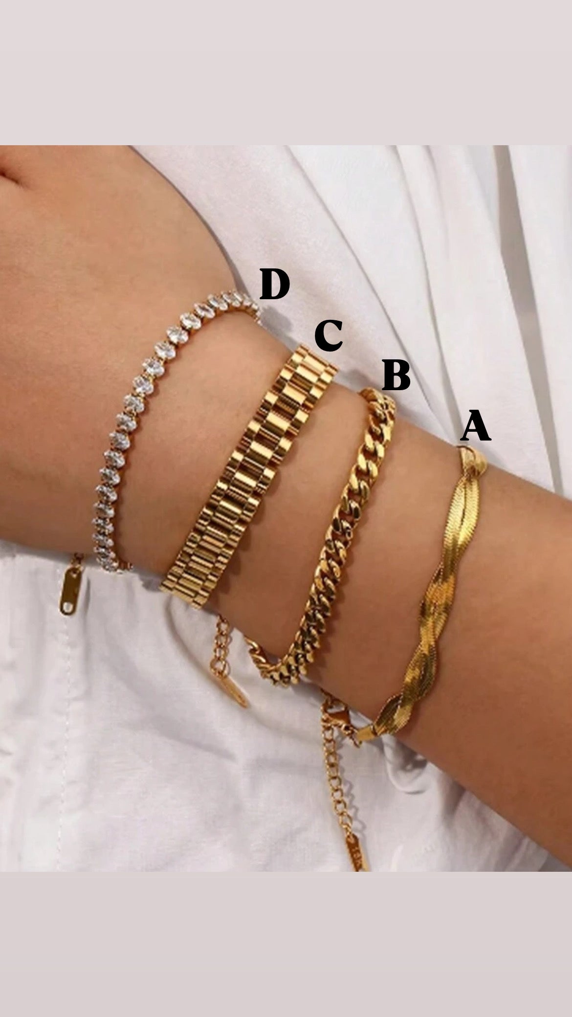 Eniko 18K Gold Bracelets